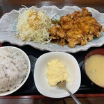 黒酢チキン南蛮定食 たかもとや - 