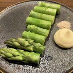 酒趣 - 茹で上げアスパラ