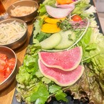 サムギョプサルと野菜 いふう - 