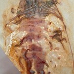 丸焼きたこせんべい - 海老せんべい裏側