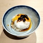 鮨 美幸 - とらふぐの白子ご飯　黄身醤油