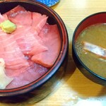 大和水産 - 中トロ大トロ丼