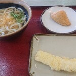 室町うどん - かけうどん、いなり、いか天(*´ω｀*)