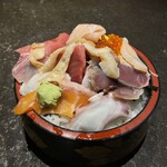 Sushi Masa - ちらし大盛り1210円