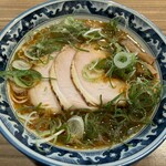 斗香庵 OJIMA - 中華蕎麦¥710 チャーシュー増し¥200 鯖ラー油¥100 ネギ増し　¥120