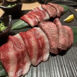 和牛A5雌牛と熟成牛舌 肉屋いちゆく - 