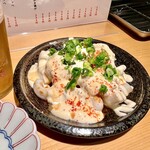 天ぷらスタンド ポンキチ酒店 - イカおろしマヨ