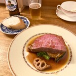 創作料理Ryota  - 黒毛和牛のステーキ　マルサラ酒とフォンドヴォーの特製ソース