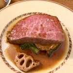創作料理Ryota  - 黒毛和牛のステーキ　マルサラ酒とフォンドヴォーの特製ソース
