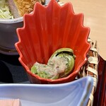 お食事処 楽 - こごみの胡麻よごし