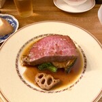 創作料理Ryota  - 黒毛和牛のステーキ　マルサラ酒とフォンドヴォーの特製ソース