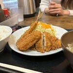 梅よし 不動前店 - ミックスフライ定食