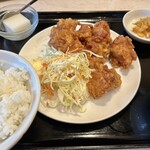 Tempu Jou - ランチ 鶏の唐揚げ定食（900円）