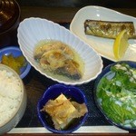Sakahogara Ten Kawaramachigojouten - 焼魚と魚南蛮漬定食