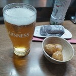味の蔵どんつく - ノンアルコールビールとお通し