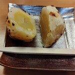 Nijou Wakasaya - 焼き栗（サービス）