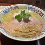 らーめん竹馬 - 鶏そば白醤油+味玉