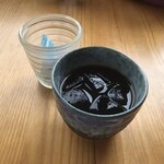 Kisetsuno Sotogohan Okibi - アイスコーヒー　ホットと同じ和の器でした