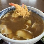 双葉屋 - 料理写真:えび天カレーそば