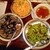 麗郷 - 料理写真:えび入りやきめし・シジミ・枝豆とタカ菜炒め
