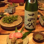 十割蕎麦 池添 - 十四代とつまみ