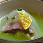 料理民宿ないとう - 焼きなすと鴨のなんとか