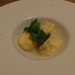 コルツ - 2014/02　ほたてのムースのラビオリ。