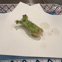 天ぷら 天芝 - たらの芽