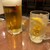 養老乃瀧 - ドリンク写真:生ビール大とハイボール