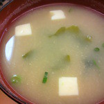 三河家 - 味噌汁５０円