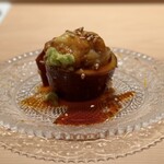 鮨 一幸 - 子持ちヤリイカ雲丹詰め