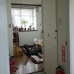 キッチン ブルー グローブ - キッズルームから二人が出てきました！！