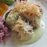 キッチン ブルー グローブ - 皮付きなので、気持ちカットしずらい