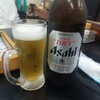 炭焼小屋 - お疲れ瓶ビール