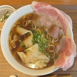 大衆ビストロ 匠 - 肉醤油そばワンタンセット　850円