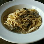 風のえんがわ - きのこのクリームスパゲッティ