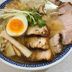 支那そば こてつ - 塩850円+チャーシュー300円