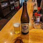 酒場 角のうぐいす - 瓶ビールで