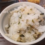 TONKATSU&OBANZAI KATSUHIRO - 季節の混ぜご飯(わか竹)