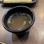 もり屋 - 蕎麦湯