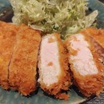 にし邑 - ロースかつ（断面）