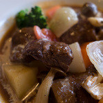 レストラン美咲亭 - とっても柔らかく煮込まれた鹿肉。