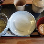 阿古屋茶屋 - 先ず用意されるのは空の器達