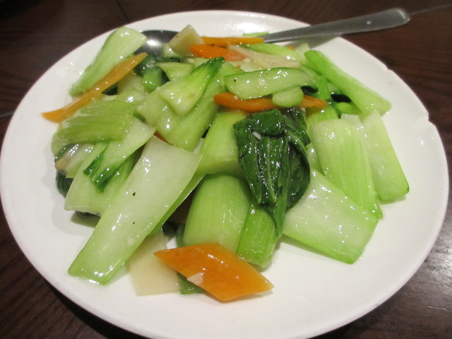 盛香园 - 青梗菜の塩炒め