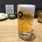 竹乃屋 - 生ビール