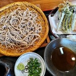 玄庵 檜原 - 野菜天せいろ