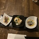 Shunsai Ishokuya Ufu Ufu - 前菜3種