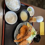 不二かつ 門川店 - ミックス定食