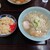 ラーメン昇龍 - 料理写真:Aセット　塩ラーメン＋半チャーハン1000円＋麺大盛り100円