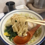 烈志笑魚油 麺香房 三く - 